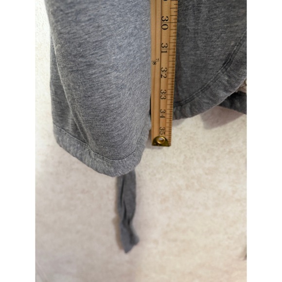 Aerie Women Hooded Plush Lined Cozy Robe Shawl Collar‎ Tie Waist Gray Size XL - Picture 7 of 7